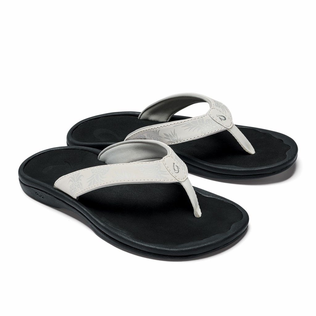 Sandalias Olukai ‘Ohana - Chanclas Mujer Blancos 20148-735